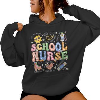 School Nurse Appreciation Back To School Nurse For Women Women Hoodie - Monsterry