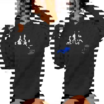 Scuba Dive Evolution Diving Teacher Diver Ocean Sea Lover Women Hoodie - Monsterry