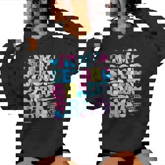 In My Second Grade Era 2Nd Grade Girl Teacher Back To School Women Hoodie | Mazezy
