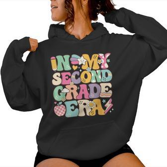 In My Second Grade Era Girl Back To School 2Nd Grade Teacher Women Hoodie - Thegiftio UK