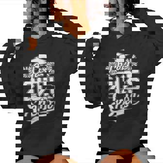 Senior 2025 Cheer Team Mom High School Graduation Outfit Women Hoodie | Seseable UK