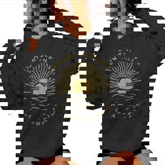 Senior Sunrise 2025 High School 12Th Twelfth Grade Sun Women Hoodie - Monsterry