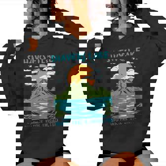 Shavers Lake Shark Free And Unsalted Nature Lover Women Hoodie | Seseable UK