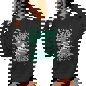 Silence Speaks Retro Green Glow 1S Matching For Women Women Hoodie - Monsterry