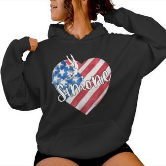 Simone T American Flag Swappable For And Women Women Hoodie - Thegiftio UK