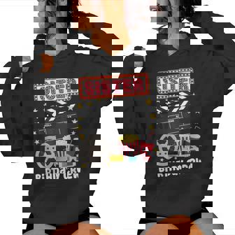 Sister Birthday Crew Movie Night Theme Matching Party Women Hoodie - Monsterry