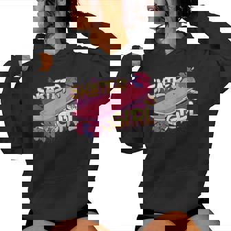 Skater Skateboard Skateboarding Girls Women Hoodie - Thegiftio UK