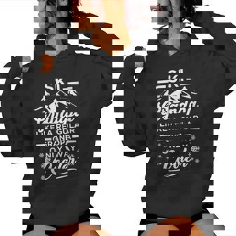 Ski Season Skiing Skier For Cool Grandpa Women's Hoodie - Monsterry
