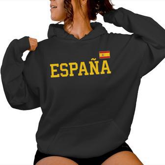 Spain For Children Spanish Flag Red España Blue Kapuzenpullover für Damen - Geschenkecke