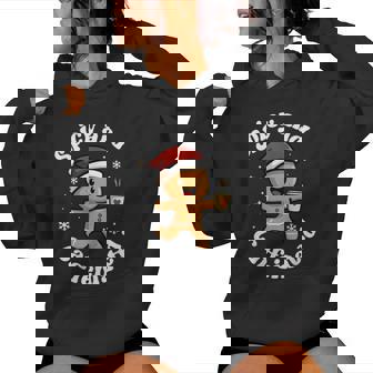 Spicy And Caffeinated Coffee Gingerbread Christmas Women Hoodie - Thegiftio