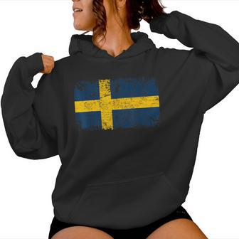 Sweden Flag Women's Children's Sweden Kapuzenpullover für Damen - Geschenkecke