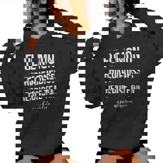 Teacher Full Moon Response Team Light Women Hoodie - Monsterry