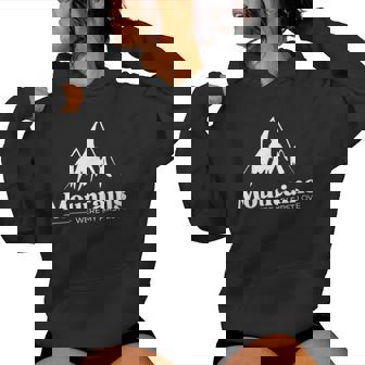 Temps Libre Dans Les Montagnes Cool Sweat à capuche femme - Cadeauxyz