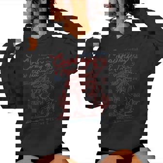 Texas Cowboys And Tequila Vintage Country Rodeo Women Hoodie - Monsterry