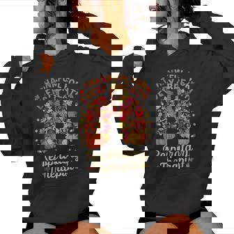 Thanksgiving Fall Lung Respiratory Therapist Turkey Ns Women Hoodie - Thegiftio UK