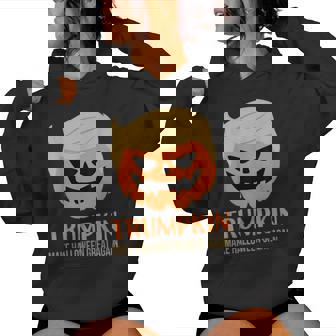 Trumpkin Make Halloween Great Again Sarcastic Saying Women Hoodie - Monsterry