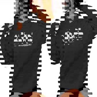 Un Deux Trois Cat Quatre Kitty Parents Mom Dad Women Hoodie - Thegiftio UK