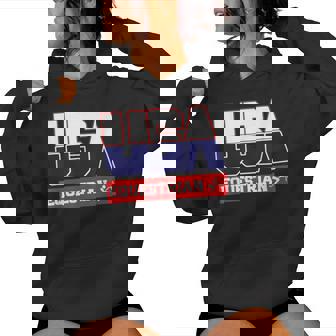 Usa Team Equestrian & American Sports Women Hoodie - Thegiftio