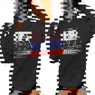 Usa Team Skateboarding & American Sports Women Hoodie - Thegiftio UK
