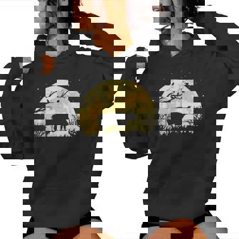 Vache Drole Lune Nuit Fille Enfantaches Sweat à capuche femme - Cadeauxyz