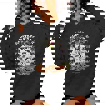 Vintage Cardiac Rehab Crew Rehab Nurse Spooky Halloween Women Hoodie - Thegiftio UK