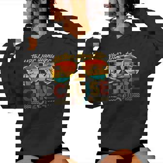 Vintage Mother Daughter Cruise 2024 Family Vacation Squad Women Hoodie - Monsterry
