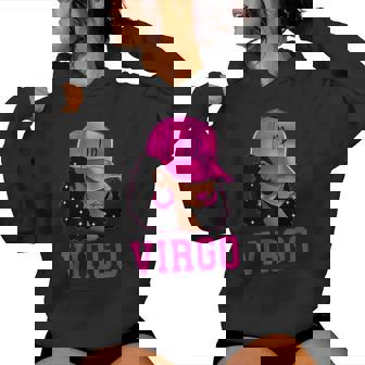 Virgo Queen Sassy Black Woman Afro Girl Zodiac Sign Women Hoodie - Thegiftio UK