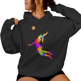 Volleyball Girls'olleyball Women's Kapuzenpullover für Damen - Geschenkecke