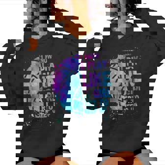 Volleyball- I Know I Play Like A Girl Try To N Girls Women Hoodie - Seseable