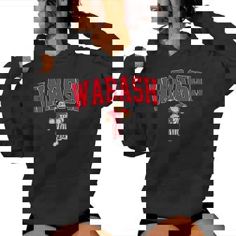 Wabash College Arch Vintage Sports Women Women Hoodie - Thegiftio UK