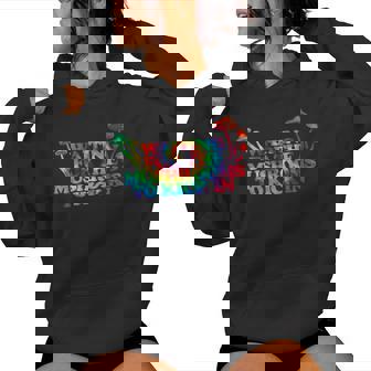 Waiting For The Mushrooms To Kick In Hippie Women Hoodie | Mazezy