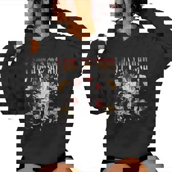 Warrior Butterfly Roses I Am No Man Women Hoodie - Thegiftio UK