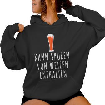 Wheat Beer Kann Trurenon Weizen Halten May Not Contain Traces Kapuzenpullover für Damen - Geschenkecke