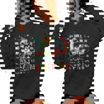 When You're Sleeping Icu Nurse Christmas Women Hoodie | Mazezy