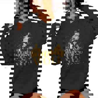 Wild Animal Lover Idea Mom Wolf Women Hoodie - Monsterry