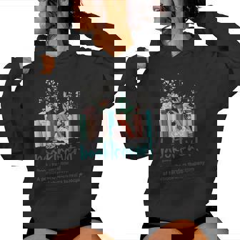 Wildflower Booktrovert Definition Book Lover Bookish Library Women Hoodie - Thegiftio UK
