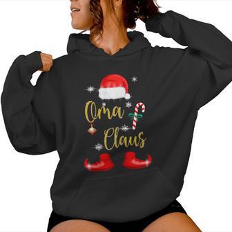 Women's Grandma Claus Matching Christmas Pyjamas Grandma Kapuzenpullover für Damen - Geschenkecke