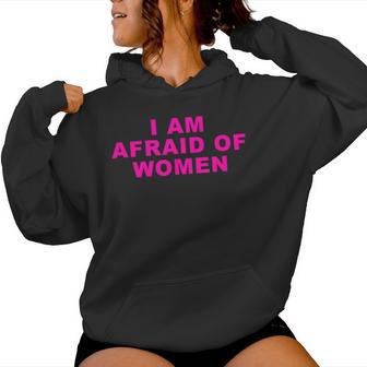 Women's Ich Habe Angst Kapuzenpullover für Damen - Geschenkecke