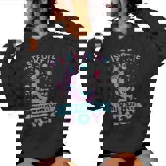 Youth Sister Of The Birthday Boy Llama Family Party Decorations Women Hoodie - Thegiftio UK
