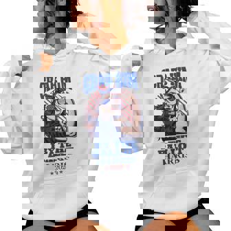 Agárralo Por La Boleta Divertida Rosie The Riveter Kamala Harris Cuello Sudadera con capucha para mujer - Regaloses