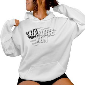 Air Force Mom Memorial Day Veterans Day 4Th Of July Military Women Hoodie | Seseable UK