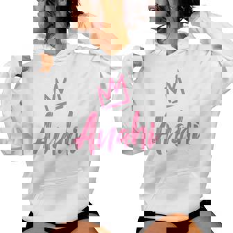 Anahi The Queen Pink Crown & Name For Called Anahi Women Hoodie - Monsterry