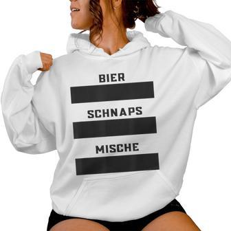 Beer Schnaps Kapuzenpullover für Damen - Geschenkecke