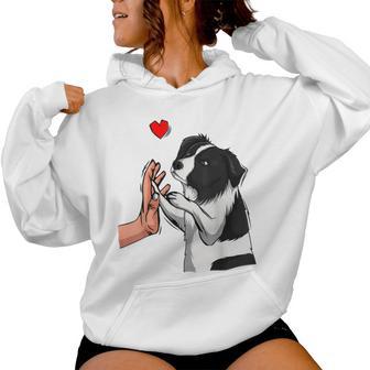 Border Collie Love Dogs Mama Female Kapuzenpullover für Damen - Geschenkecke