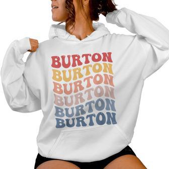 Burton City Groovy Retro Kapuzenpullover für Damen - Geschenkecke