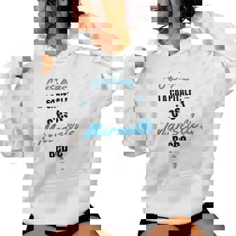 C'est Marseille Bébé Supporter Marseillais Cadeau Fan Foot Sweat à capuche femme - Cadeauxyz