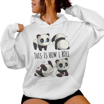 Chibi Cute Panda For Girls Little Bear Panda Panda Women Hoodie - Thegiftio UK