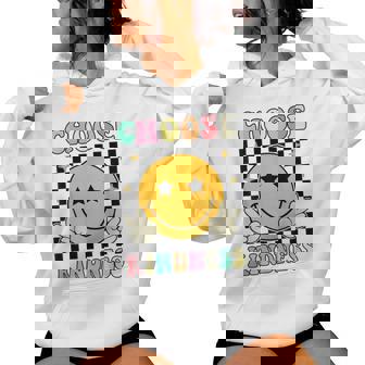Choose Kindness Retro Groovy Kindness Inspirational Women Hoodie - Thegiftio UK