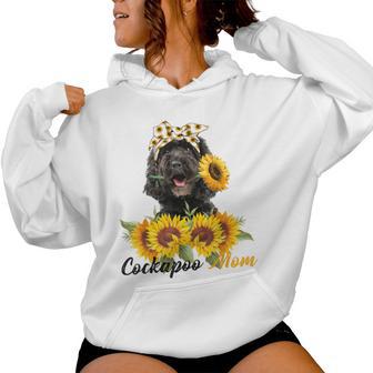 Cockapoo Mom Sunflower Summer Dog Mom Mama Women Women Hoodie - Thegiftio UK