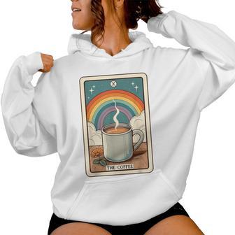 The Coffee Tarot Card Coffee Lover Coffee Women Hoodie - Thegiftio UK